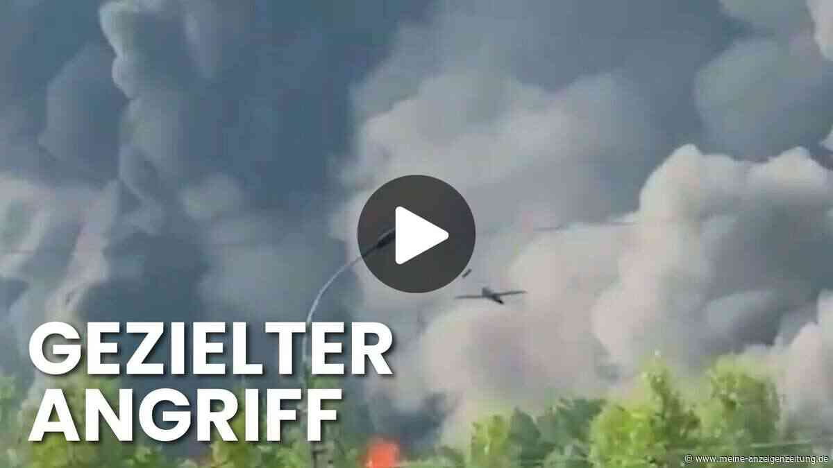 Drohnen-Video: Ukraine trifft Russlands Kriegswirtschaft hart