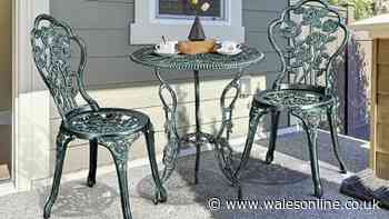 'Beautifully designed' £80 garden bistro set 'gets lots of compliments'