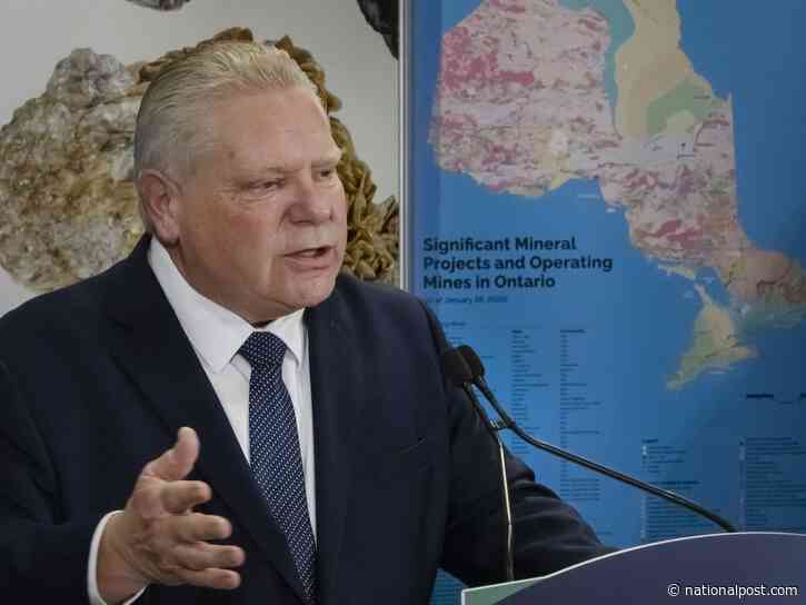 Scott Stinson: Ontario to sign critical minerals 'partnership' with U.K. to combat Chinese influence