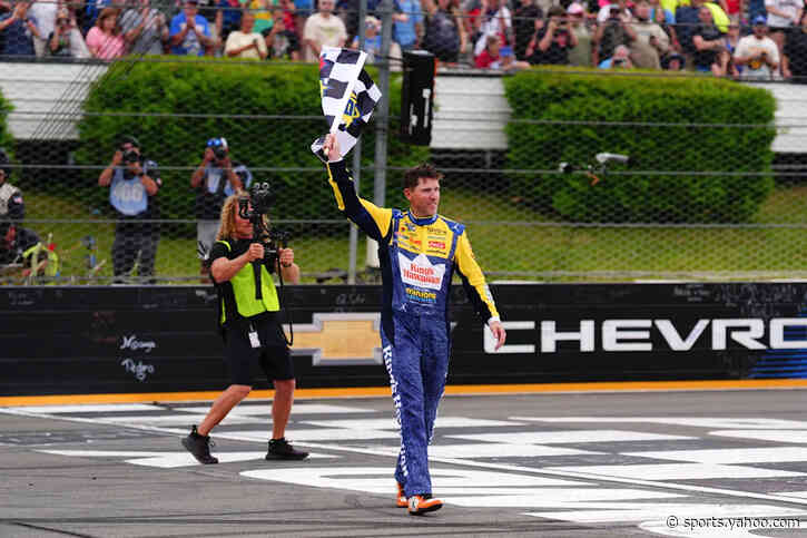 Denny Hamlin wins again at Pocono, but retirement talk grows louder as 2027 looms