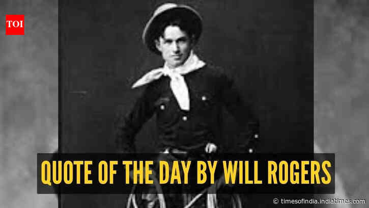 Quote of the day for children by Will Rogers: “Good judgment comes from experience, and a lot of that comes from...”