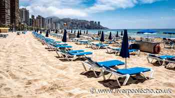 Benidorm sunbeds left empty during peak holiday season as 'change' is underway