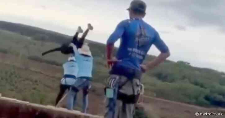 Bungee workers ‘can’t remember’ who was supposed to attach safety cord before model plunged to death