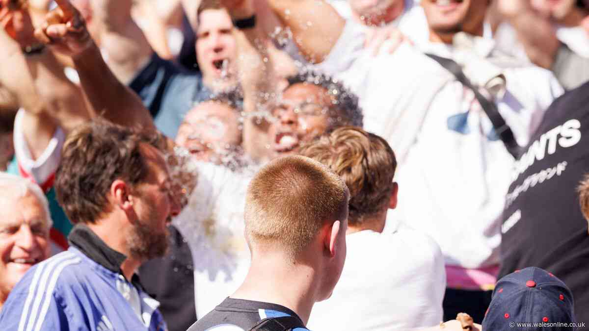 Immanuel Feyi-Waboso gets drink thrown in face by fan as complaints made about players