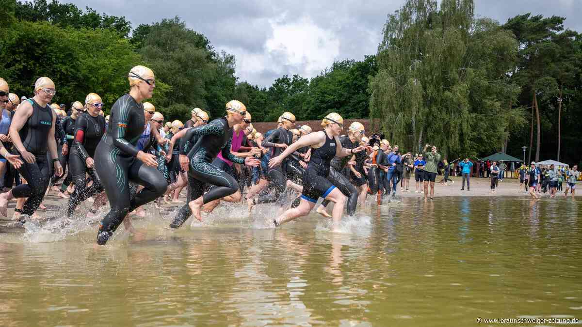 Platzregen und Wellengang: Fast wäre der Tankumsee-Triathlon ins Wasser gefallen