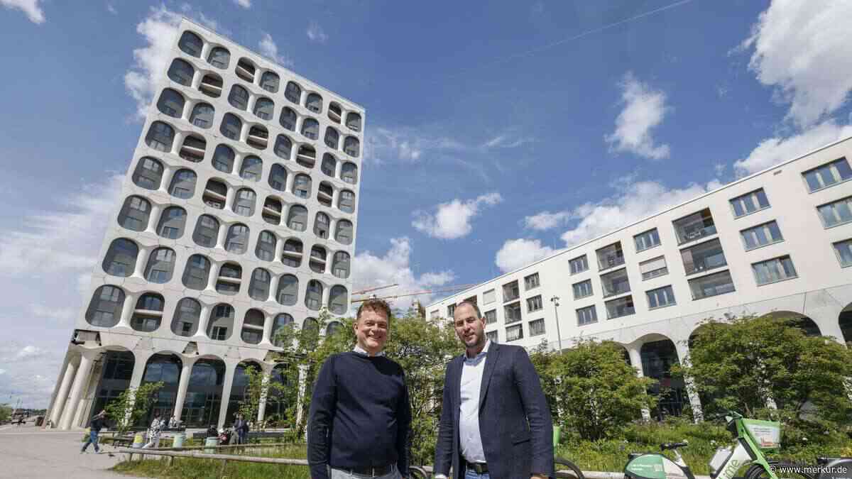 Neues Zentrum für den Münchner Westen: 65-Meter-Wohnturm steht vor Vollendung