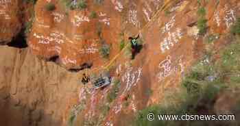 "Spider-Man" climber dies in 400-foot fall into volcanic crater