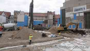 600 Pfähle, 1200 Betonmischer: So entsteht Braunschweigs neues City-Quartier