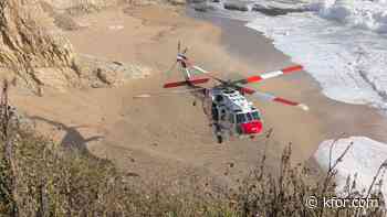 2 napping California beachgoers swept out to sea, 1 killed by powerful current