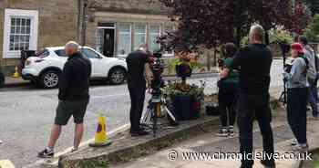 On location with Robson Green in 12 pictures as Northumbria Mysteries filming continues in Morpeth