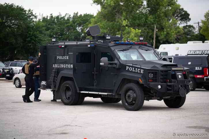 Swat team and armed officers deployed during police incident near England World Cup venue