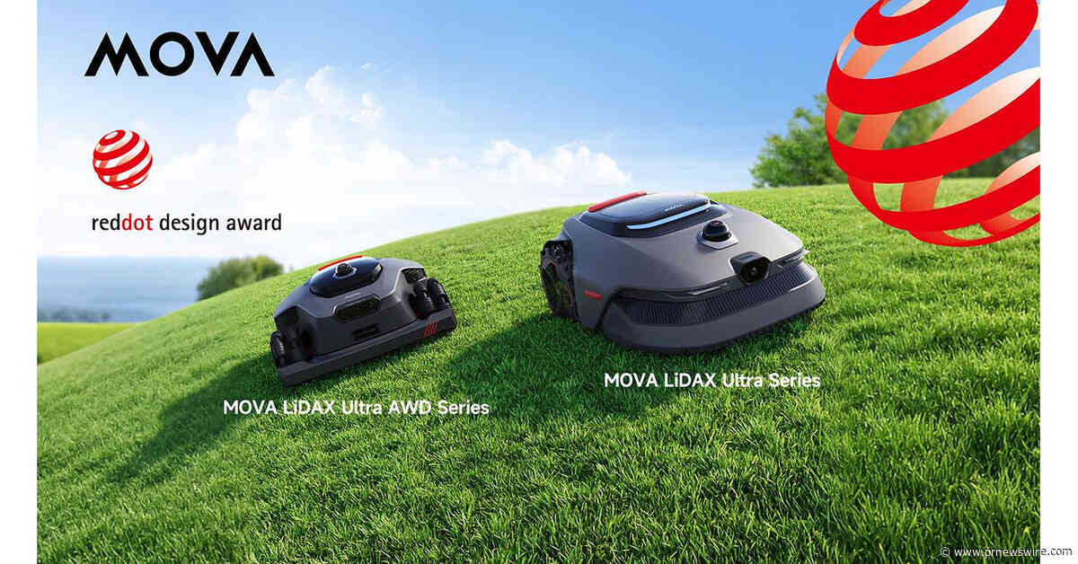 MOVA se alza con el Red Dot Design Award 2026 por su innovadora cortadora de césped robótica inteligente