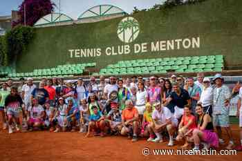 Raquettes old school, bandeaux, coupes mulet, vêtements fluos... Les années 80 reprennent vie au Tennis Club de Menton