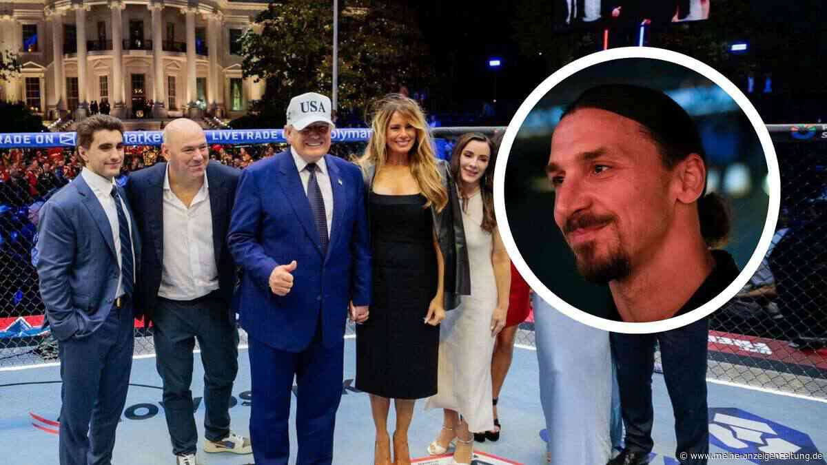 Ibrahimovic steht nach Party mit Trump in der Kritik