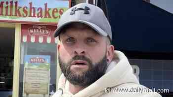 Holidaymaker accused of battering seagull to death boasts how he 'f****** knocked out' the bird for stealing his £9 fish burger - and says the backlash is a 'gross overreaction'