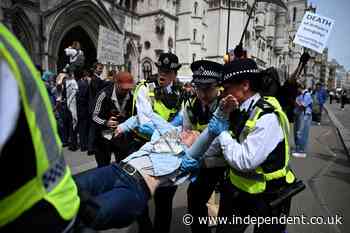More than 100 arrested in London as court upholds Palestine Action ban