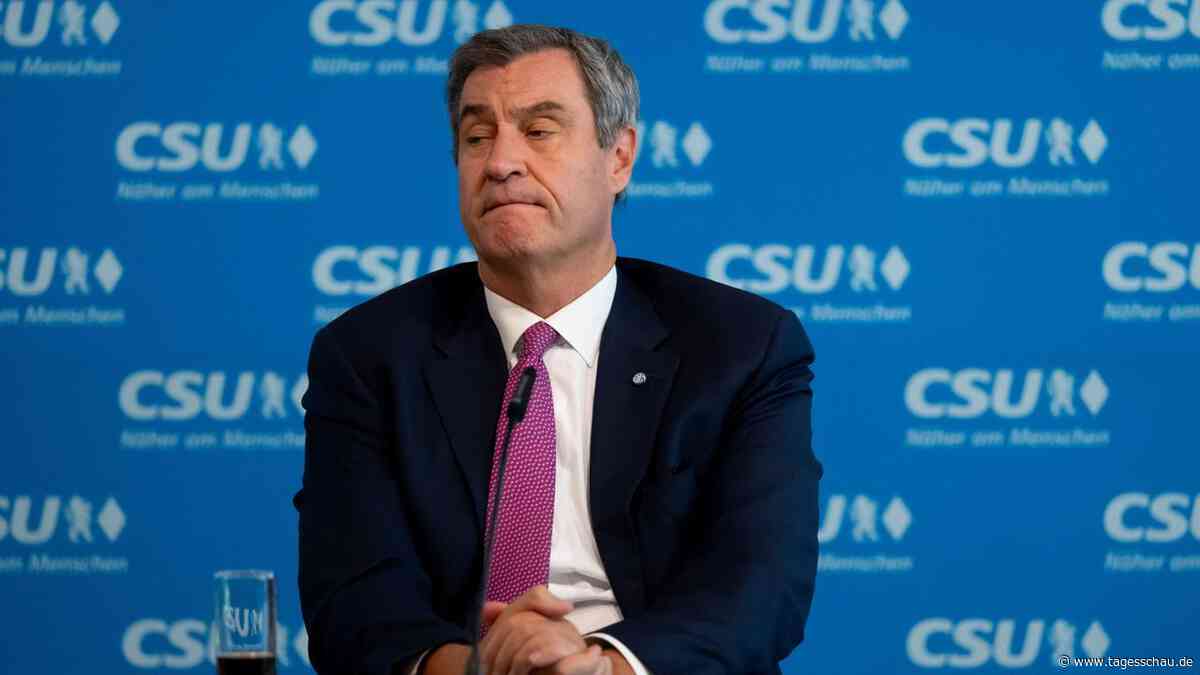 Zehn-Punkte-Plan: CSU-Chef Söder verschafft sich Zeit