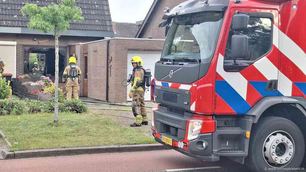 Gewonde bij brand in Bergen op Zoom, benedenverdieping compleet verwoest