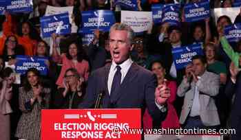 California Gov. Gavin Newsom says Trump's Justice Department is investigating him and his wife
