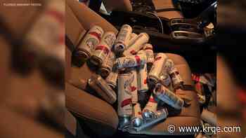 Florida man found with 34 open White Claws after he was pulled over for speeding