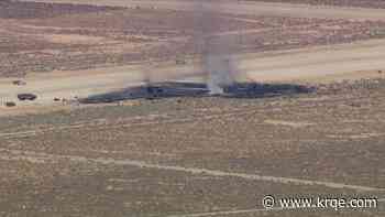 B-52 bomber crashes after takeoff at Edwards Air Force Base in California