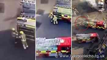 Belfast firefighters suspended after being filmed 'tussling' during disorder