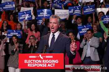 California Gov. Gavin Newsom says Trump's Justice Department is investigating him and his wife