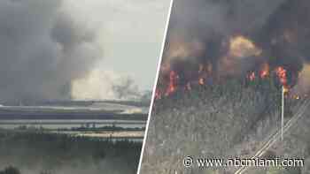 WATCH LIVE: Rescue crews responding to large brush fire in west Miami-Dade