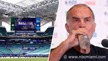 South Florida's heat has experts warning not only players but also fans at Miami Stadium