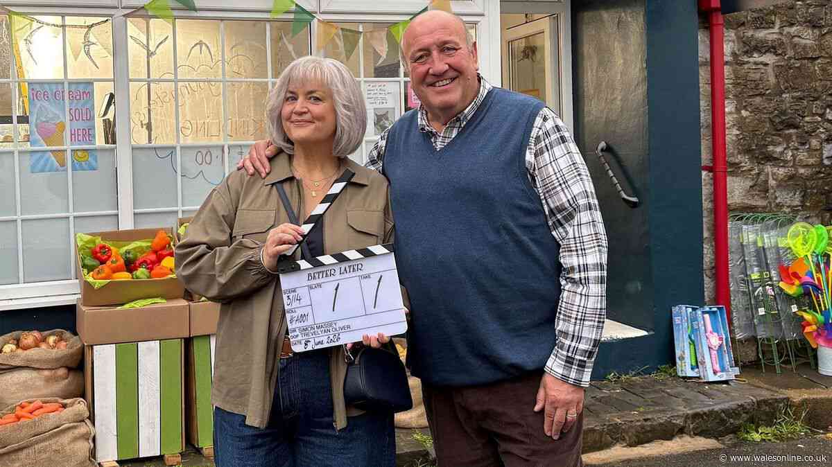 Ruth Jones and Steve Speirs start filming brand new Welsh comedy Better Later