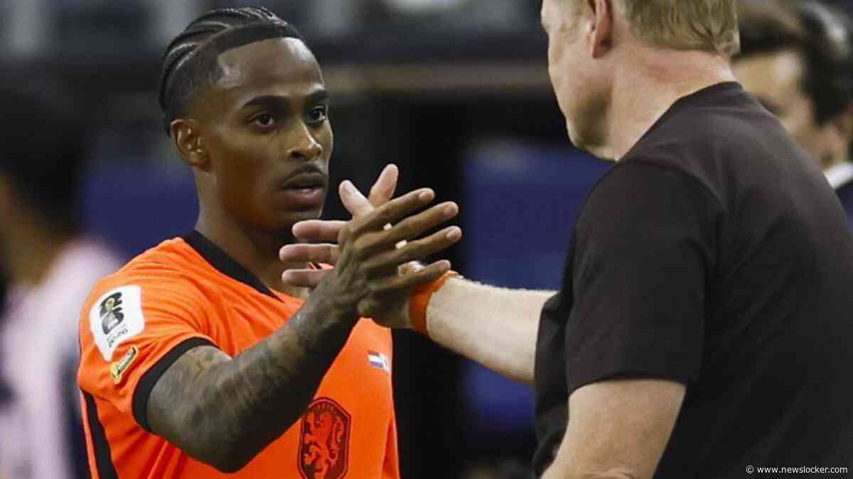 Crysencio Summerville over wissel tegen Japan: &lsquo;Begrijp het wel'