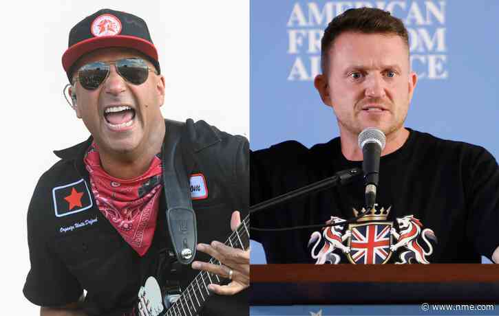 Tom Morello shares message for Tommy Robinson at Download 2026