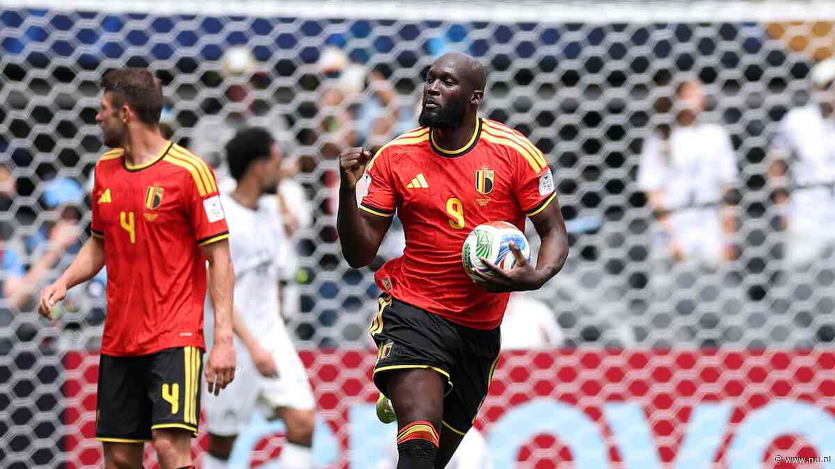 België ontsnapt mede dankzij invaller Lukaku aan verlies tegen Egypte op WK