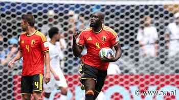 België ontsnapt mede dankzij invaller Lukaku aan verlies tegen Egypte op WK