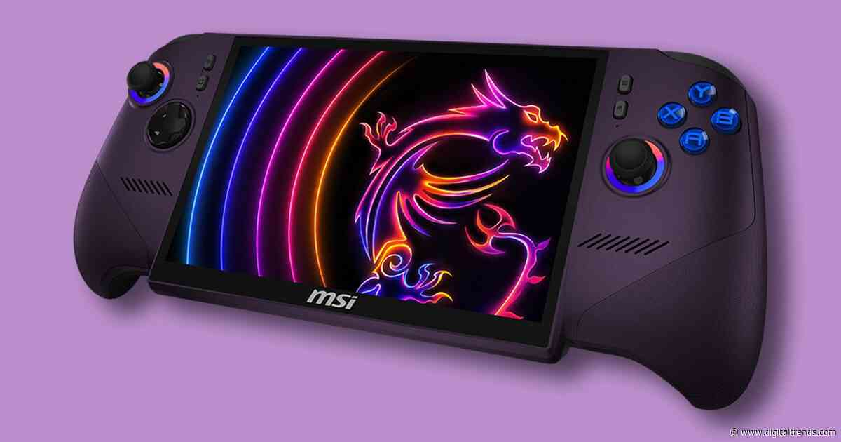 The MSI Claw 8 EX AI+ shows up as the future of gaming handhelds, but its price is just painful