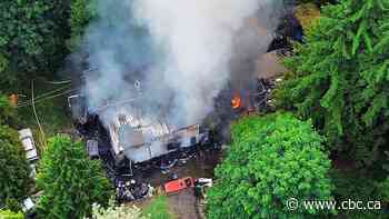 Woman missing, man seriously burned after Mission house fire