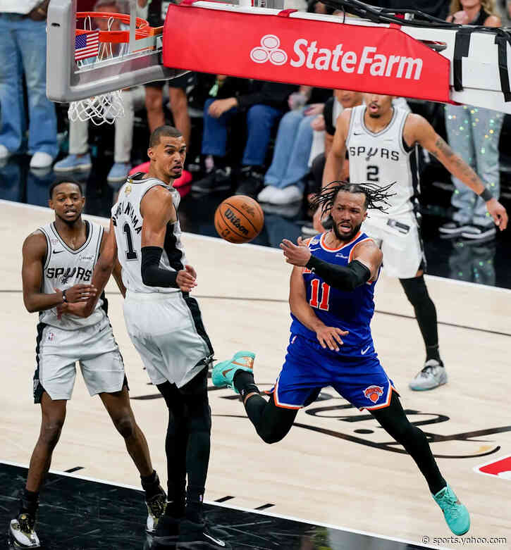 Jalen Brunson, the Knicks and fans toast title and blast Wemby