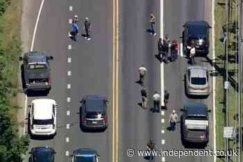 ICE agent fires gun after being struck by vehicle in New Jersey, police say