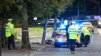 Motorcyclist seriously injured after ploughing into tree in Blackley following police chase