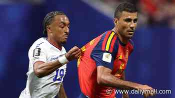 Rodri takes swipe at Cape Verde's defensive tactics and claims they 'don't get past midfield' after Spain's dismal stalemate against World Cup minnows