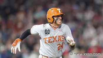 Rodriguez's cycle propels Texas to 14-2 win, stays alive at Men's College World Series