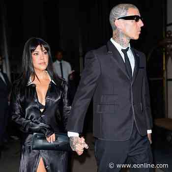 Kourtney Kardashian & Travis Barker Have Rare Red Carpet Date Night