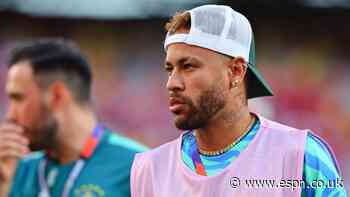 Sources: Neymar still not training, repeats tests