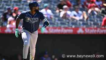 Rays' Caminero leads AL third basemen in first All-Star voting update