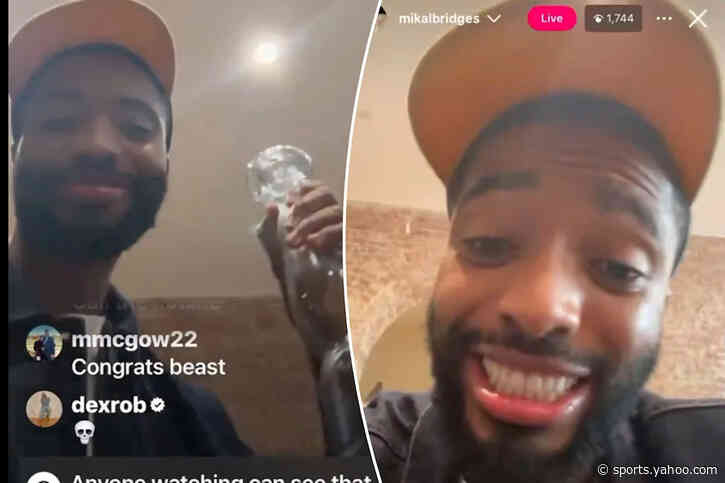 Mikal Bridges’ NSFW Instagram Live went off the rails — and Jalen Brunson wants teammate’s phone taken away