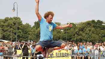 World renowned slackliner who performed with Madonna is one of two men killed in freak jump accident in Utah