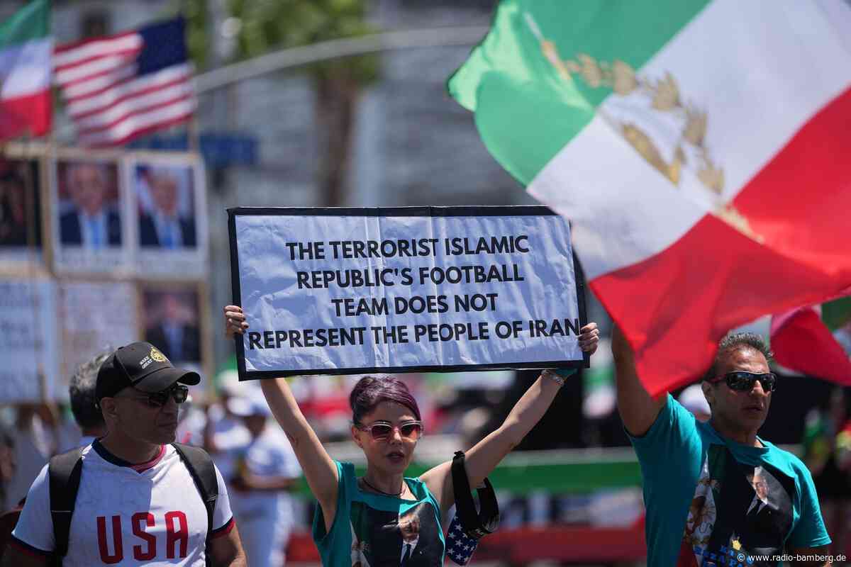 Protestbekundungen vor erstem WM-Spiel des Iran