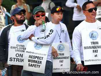 UPDATE: Metro Vancouver outside workers' one-day strike has ended