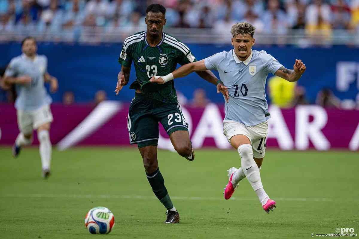 Uruguay morst en komt niet verder dan een gelijkspel tegen Saudi-Arabië