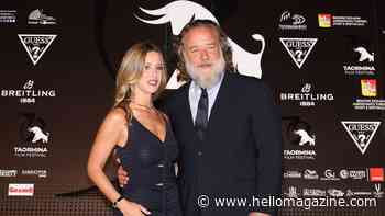 Russel Crowe showcases incredible transformation on loved-up carpet display with girlfriend, Britney Theriot